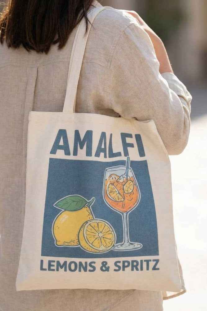 Amalfi Lemons & Spritz Tote Bag - Natirola Boutique