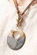 Oval Sea Shell Necklace