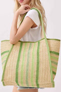 Oversized Straw Tote Bag