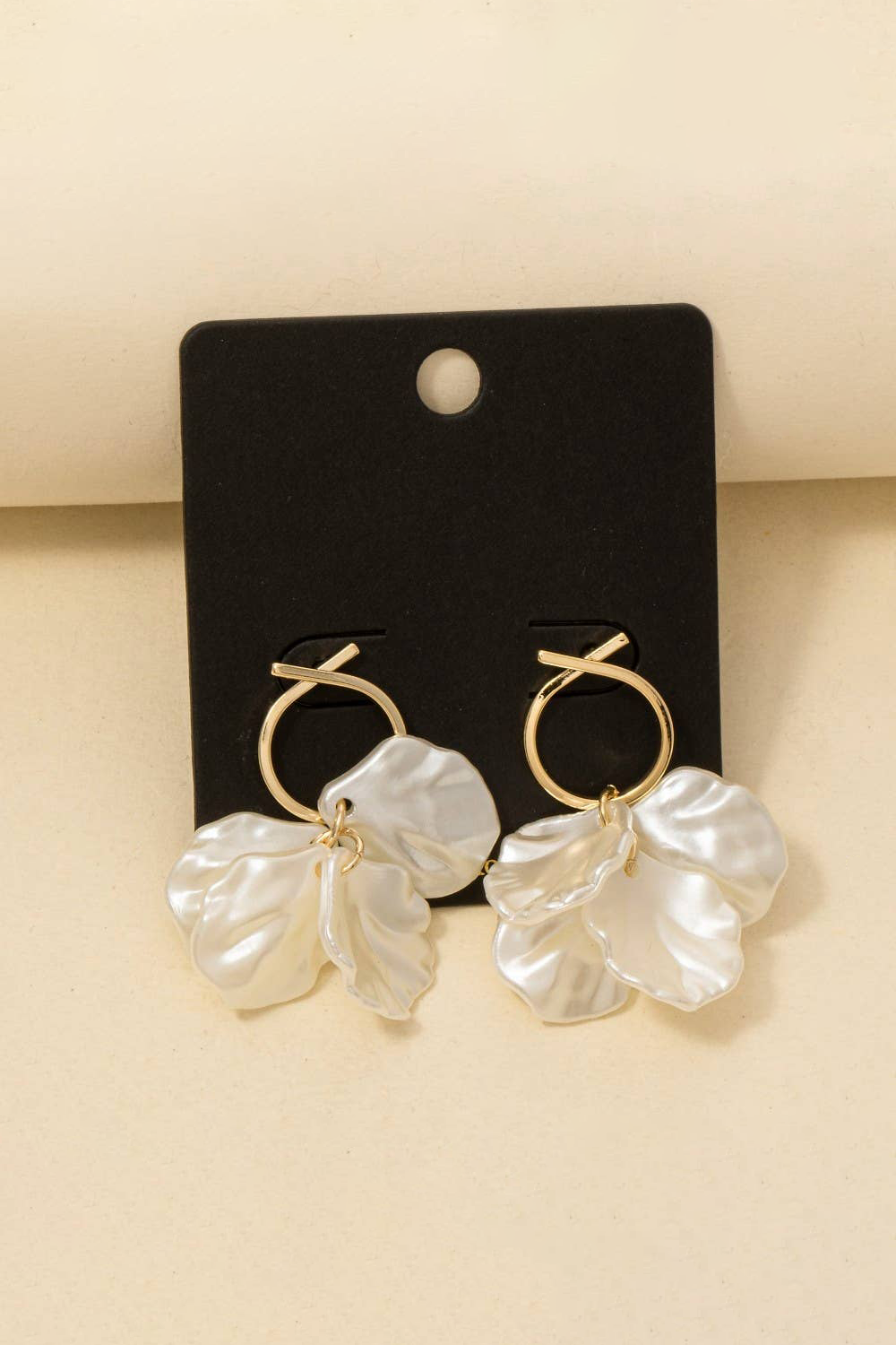 Pearly Petal Earrings