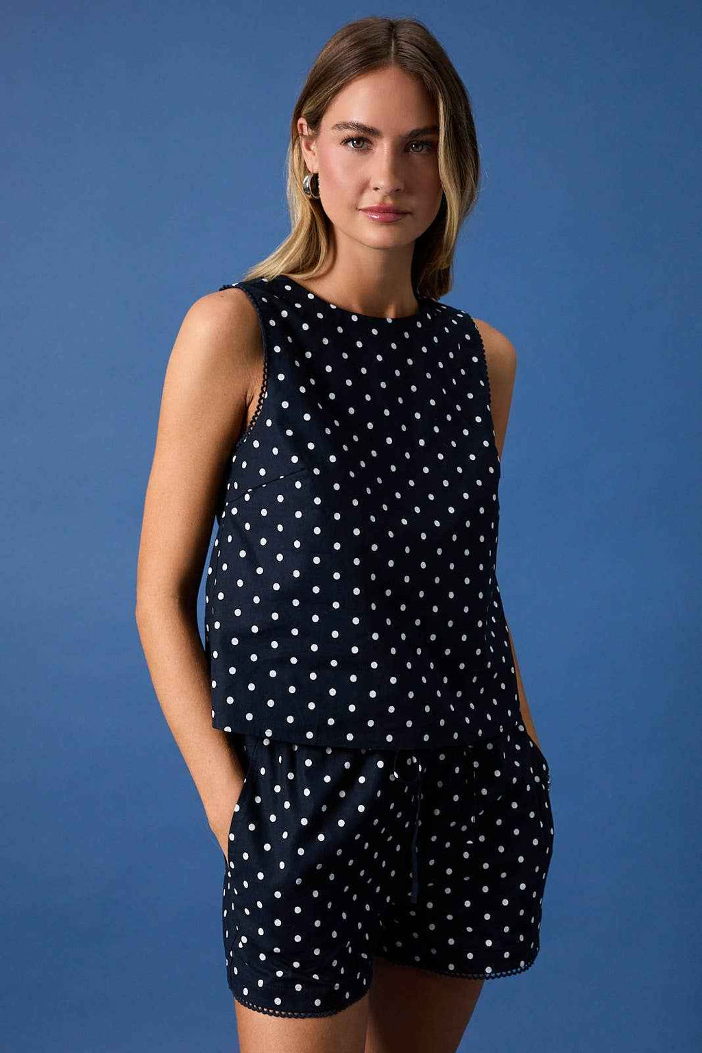 Polka Dot Shorts Set