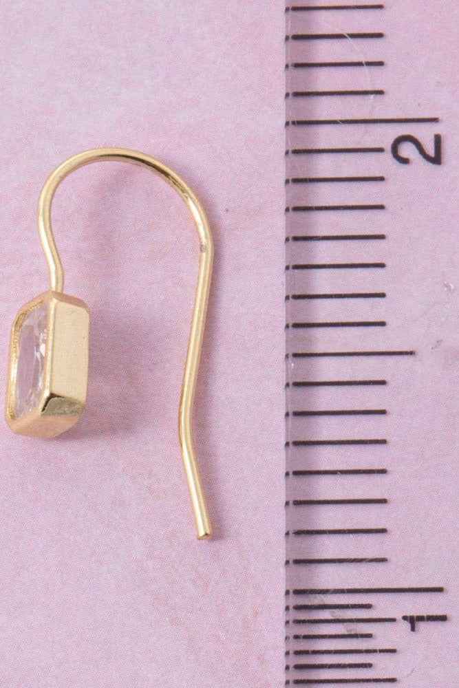 Rectangle Drop Earrings