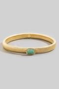 Ribbed Stone Bracelet