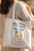 Sicilian Lemons Tote Bag