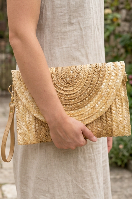 Straw Clutch Bag