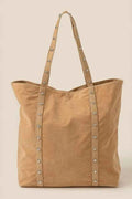 Studded Strap Tote Bag