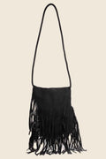 Suede Long Fringe Bag
