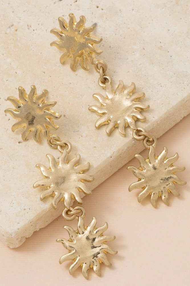 Sun Chain Earrings