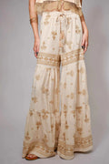 Tassel Tie Palazzo Pants