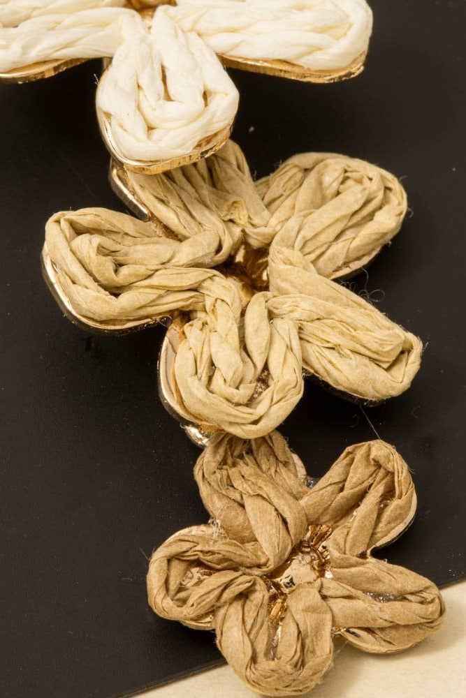 Triple Flower Earrings