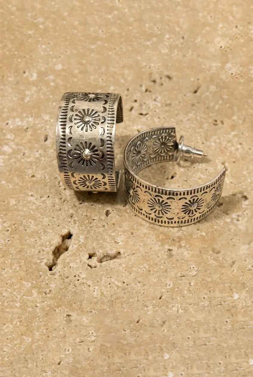 Western Hoop Earrings
