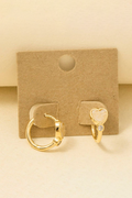 Heart Hoop Earrings
