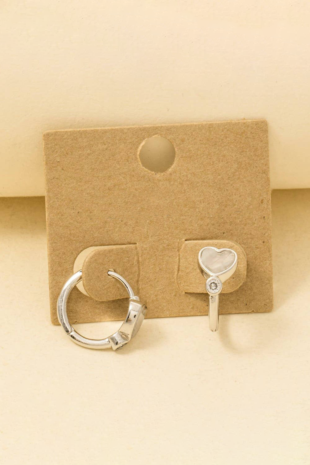 Heart Hoop Earrings